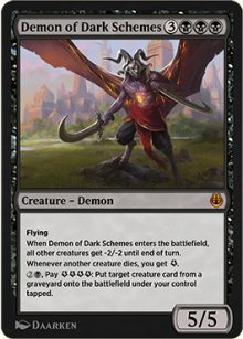 Demon of Dark Schemes - Kaladesh Remastered