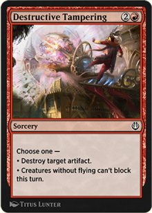 Destructive Tampering - Kaladesh Remastered