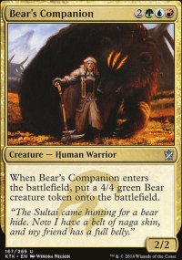 Bear's Companion - Khans of Tarkir