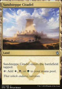 Sandsteppe Citadel - Khans of Tarkir