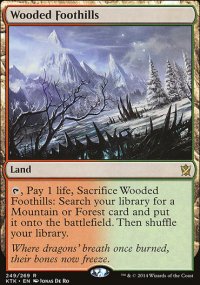 Wooded Foothills - Khans of Tarkir