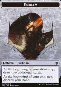 Emblem Sarkhan, the Dragonspeaker - Khans of Tarkir