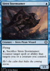 Siren Stormtamer - The Lost Caverns of Ixalan Commander Decks