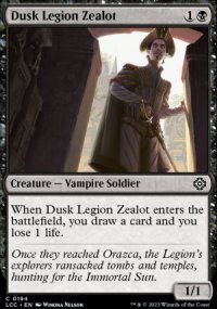 Dusk Legion Zealot - The Lost Caverns of Ixalan Commander Decks