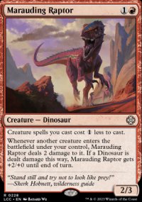 Marauding Raptor - The Lost Caverns of Ixalan Commander Decks