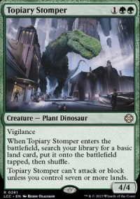 Topiary Stomper - The Lost Caverns of Ixalan Commander Decks