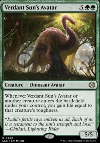 Verdant Sun's Avatar - The Lost Caverns of Ixalan Commander Decks