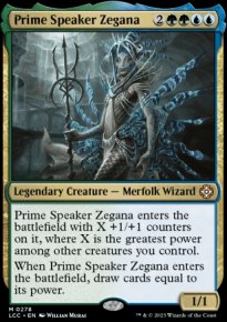 Prime Speaker Zegana - The Lost Caverns of Ixalan Commander Decks