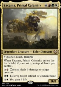 Zacama, Primal Calamity - The Lost Caverns of Ixalan Commander Decks