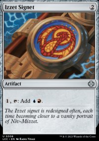 Izzet Signet - The Lost Caverns of Ixalan Commander Decks