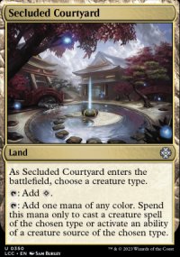Secluded Courtyard - The Lost Caverns of Ixalan Commander Decks
