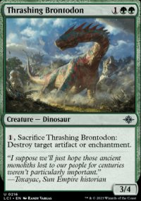 Thrashing Brontodon 1 - The Lost Caverns of Ixalan