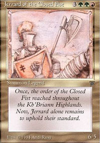 Jerrard of the Closed Fist - 