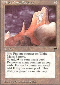 White Mana Battery - Legends