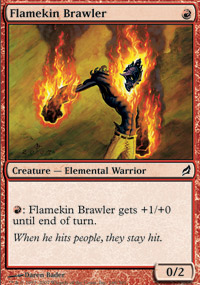 Flamekin Brawler - Lorwyn