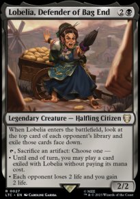 Lobelia, Defender of Bag End 1 - The Lord of the Rings Commander Decks