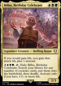 Bilbo, Birthday Celebrant 1 - The Lord of the Rings Commander Decks