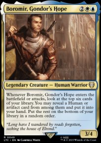 Boromir, Gondor's Hope 1 - The Lord of the Rings Commander Decks