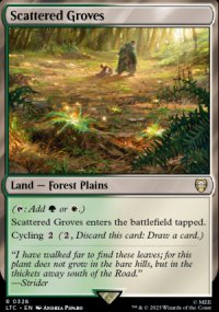 Scattered Groves - The Lord of the Rings Commander Decks