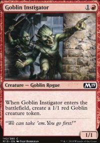 Goblin Instigator - Magic 2019