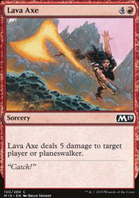 Lava Axe - Magic 2019