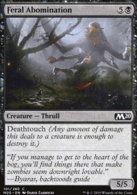 Feral Abomination - Core Set 2020