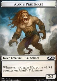 Ajani's Pridemate Token - 