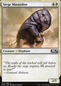 Siege Mastodon - Core Set 2020