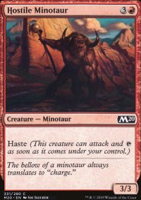 Hostile Minotaur - Core Set 2020