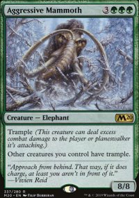 Aggressive Mammoth - Core Set 2020