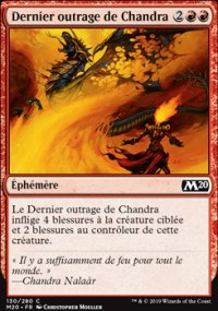 Dernier outrage de Chandra - 