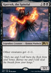 Kaervek, the Spiteful 1 - Core Set 2021