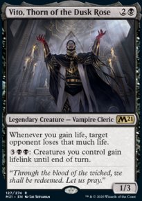 Vito, Thorn of the Dusk Rose 1 - Core Set 2021