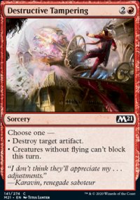 Destructive Tampering - Core Set 2021