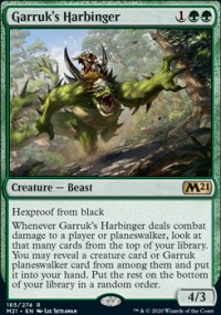 Garruk's Harbinger 1 - Core Set 2021