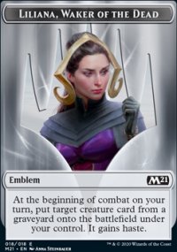 Emblem Liliana, Waker of the Dead - 