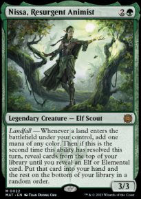 Nissa, Resurgent Animist 1 - March of the Machine: The Aftermath