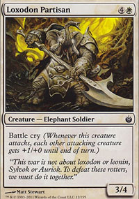 Loxodon Partisan - Mirrodin Besieged