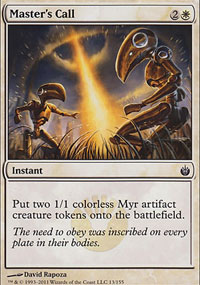 Master's Call - Mirrodin Besieged