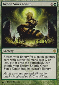 Green Sun's Zenith - Mirrodin Besieged