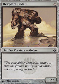 Hexplate Golem - Mirrodin Besieged