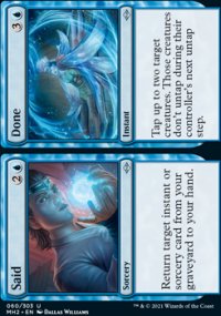 <br>Said / Done - Modern Horizons II