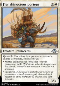 Fier rhinocros porteur - Modern Horizons III