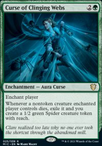 Curse of Clinging Webs 1 - Innistrad Midnight Hunt Commander Decks