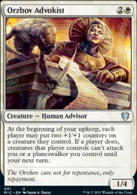 Orzhov Advokist - Innistrad Midnight Hunt Commander Decks