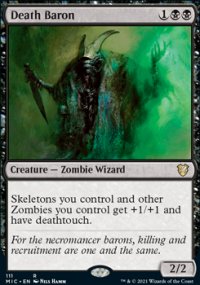 Death Baron - Innistrad Midnight Hunt Commander Decks