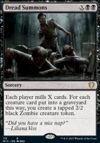 Dread Summons - Innistrad Midnight Hunt Commander Decks