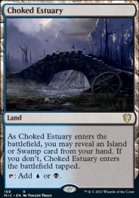 Choked Estuary - Innistrad Midnight Hunt Commander Decks