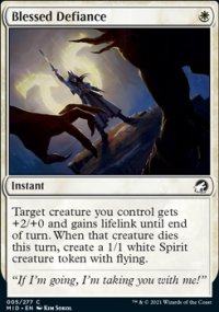 Blessed Defiance - Innistrad: Midnight Hunt