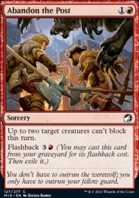 Abandon the Post - Innistrad: Midnight Hunt